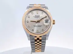 ROLEX DATEJUST 31MM YELLOW GOLD TWO TONE DIAMOND DIAL WATCH AA0625EZXZSA