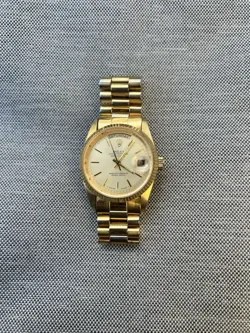 ROLEX DAY-DATE PRESIDENT 18K YELLOW GOLD 36MM CHAMPAGNE DIAL VERY NICE PRE-OWNED