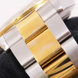 GOLD/STAINLESS STEEL WHITE