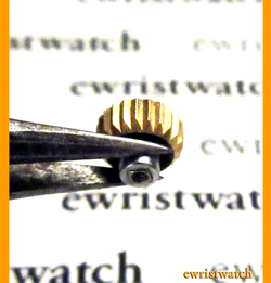 Genuine Rolex 18K Yellow Gold 5.45mm OYSTER PATENT Crown Early Oyster Bubbleback