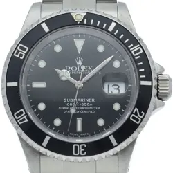 ROLEX SUBMARINA DATE 16610LN(A) STAINLESS STEEL MENSWATCH BLACK USED