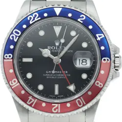 ROLEX GMT MASTER 1 FINAL A NO. 16700(A) STAINLESS STEEL MENSWATCH BLACK USED
