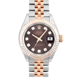 ROLEX DATEJUST 28 279171G EVEROSE GOLD COMBINATION JUBILEE BRACELET #013