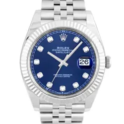 ROLEX DATEJUST 41 126334G WITH 10-POINT DIAMOND #010