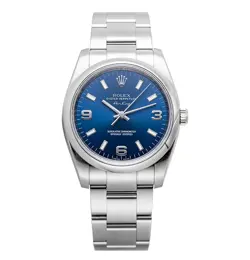 ROLEX AIR-KING 34MM BLUE DIAL 114200