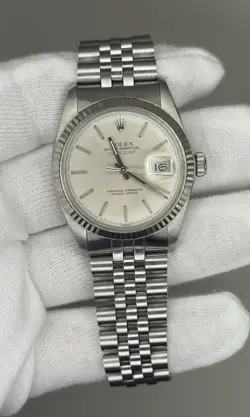 ROLEX DATEJUST 36MM SILVER DIAL JUBILEE BRACELET 16014 - 1987