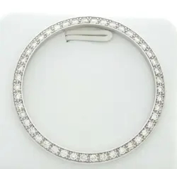 ROLEX DIAMOND BEZEL MENS 18K WHITE GOLD 36 MM