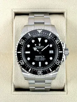 NEW 2025 ROLEX DEEPSEA 44MM 136660 STAINLESS STEEL BLACK DIAL