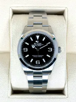 NEW 2025 ROLEX EXPLORER 36MM 124270 STAINLESS STEEL BLACK DIAL