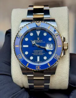 2019 Rolex Submariner “Bluesy” Full Set 116613LB 40mm Sunburst Blue Dial