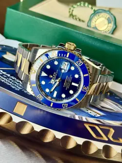 2019 Rolex Submariner “Bluesy” Full Set 116613LB 40mm Sunburst Blue Dial