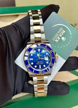 2019 Rolex Submariner “Bluesy” Full Set 116613LB 40mm Sunburst Blue Dial