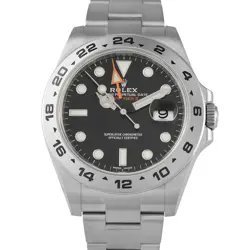 ROLEX EXPLORER II BLACK DIAL STEEL OYSTER WATCH 216570