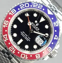 ROLEX MEN'S 40MM GMT-MASTER LL 126710BLRO 