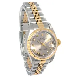 ROLEX OYSTER PERPETUAL DATEJUST 26MM REF.69173 WATCH 18KYG SS 194685