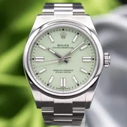 ROLEX OYSTER PERPETUAL PISTACHIO