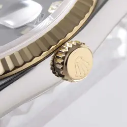 ROLEX DATEJUST 10P DIAMOND 16233G BLACK U 239192
