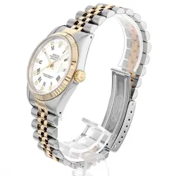 ROLEX DATEJUST 10P DIAMOND 16233G WHITE CENTER ROMA E 238334