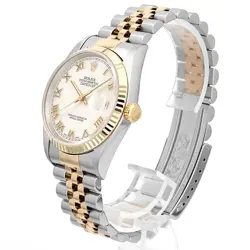 ROLEX DATEJUST 16233NR WHITE SHELL ROMA T 619563