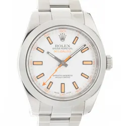 ROLEX MILGAUSS 116400 WHITE WARRANTY 2012