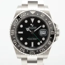 ROLEX GMT MASTER II 116710LN SS SS AT BLACK DIAL