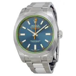 ROLEX MILGAUSS AUTOMATIC BLUE DIAL STAINLESS STEEL MEN'S WATCH 116400GV