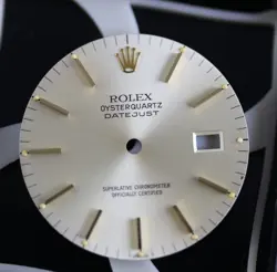 RARE DIAL ROLEX DATEJUST 19018 36MM SILVER 17013