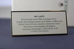 ROLEX - DAYTONA 116523 PLAQUES DISPLAY