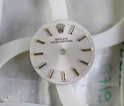 CADRAN ROLEX OYSTERPERPETUAL SILVER 26MM