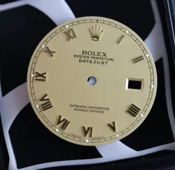 CADRAN ROLEX DATEJUST 36MM CHAMPAGNE 16203 16233
