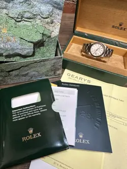 ROLEX DATEJUST 78240 SILVER OYSTER BRACELET WITH STAINLESS STEEL BEZEL
