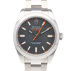 ROLEX MILGAUSS WATCHES 116400 STAINLESS STEEL V NUMBER 2009 MODEL USED