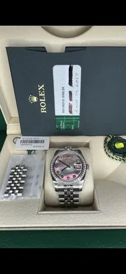 ROLEX 116244 FACTORY TAHITIAN MOTHER OF PEARL DIAMOND BEZEL