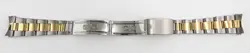 GENUINE ROLEX 18K GOLD/SS 19MM BRACELET, REF#78.353-18