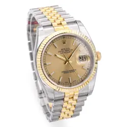 Rolex Datejust Stainless Steel & 18k Yellow Gold Automatic Men's Watch 116233