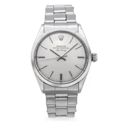 ROLEX AIR KING LINEN DIAL AUTOMATIC MEN'S WATCH REF. 5500
