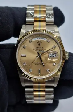 ROLEX DAY-DATE TRIDOR 36MM 18239BIC 1992