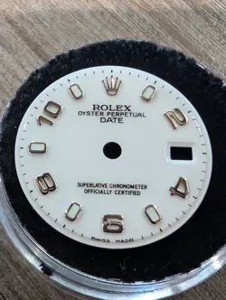 GENUINE ROLEX DATE 26MM WHITE DIAL ARABIC 6916 69160 179160