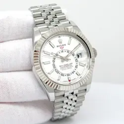ROLEX 336934 SKYDWELLER WITH WHITE DIAL ON JUBILEE