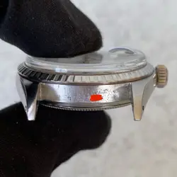 1969 Rolex Datejust Oyster Perpetual 1603 Engine Turned Bezel Swiss Watch