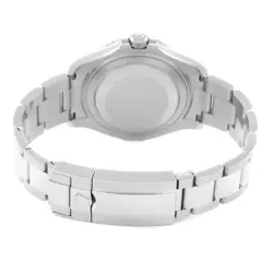 Rolex Yachtmaster 37 Midsize Steel Platinum Bezel Mens Watch 268622