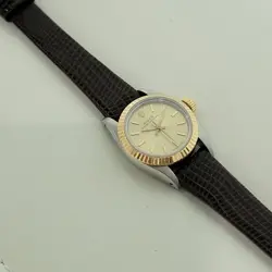 Rolex Oyster Perpetual 67193 18k 25mm Gold SS Lady Automatic 1980s Luxury RA457