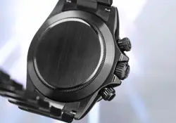 Rolex Cosmograph Daytona Black PVD/DLC Coated Watch Black Dial Rainbow Bezel