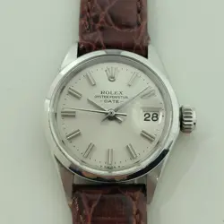 ROLEX OYSTER PERPETUAL DATE REF 6516 25MM LADIES AUTOMATIC 1960S LUXURY RA500B