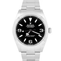 NEW 2025 PAPERS ROLEX EXPLORER I 40MM BLACK STAINLESS STEEL 224270 WATCH BOX