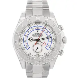 2023 ROLEX YACHT-MASTER II 116689 18K WHITE GOLD NEW HANDS PLATINUM 44MM BOX