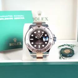 CHOCOLATE DIAL STEEL & ROSE GOLD ROLEX YACHT-MASTER 40 126621