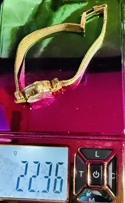 Vintage 18K Gold Rolex Elegant Orchid Cocktail Watch Petite 22.36gr approx.