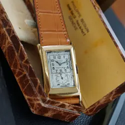 ROLEX EARLY PRINCE REF. 1490 PHILIPPE BEGUIN 18K GOLD CHRONOMETER MANUAL 1930S