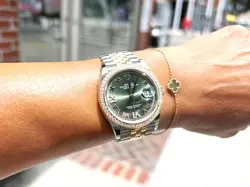 DATEJUST GREEN ROMAN